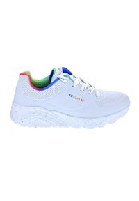 skechers - Buty na co dzień damskie SKECEHRS UNO LITE RAINBOW SPECKLE. Okazja: na co dzień. Kolor: biały #1