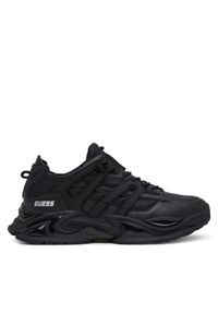 Guess Sneakersy FMFBEL ELE12 Czarny. Kolor: czarny. Materiał: skóra
