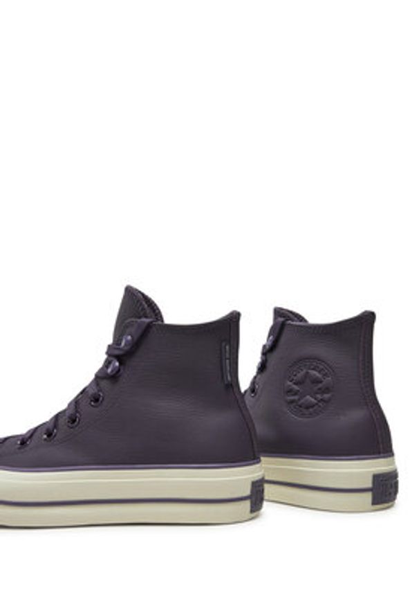 Converse Trampki Chuck Taylor All Star Lift Platform Hi A11159C 501 Fioletowy. Kolor: fioletowy. Materiał: materiał. Obcas: na platformie