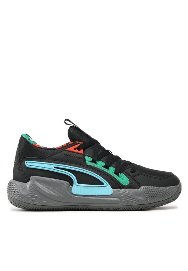 Puma Buty Court Rider Chaos Block 378265 01 Czarny. Kolor: czarny. Materiał: materiał