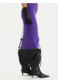 Pinko - PINKO Torebka Hobo Zip Around Classic AI 25-26 PLTT 105113 A0QO Czarny. Kolor: czarny. Materiał: skórzane #1