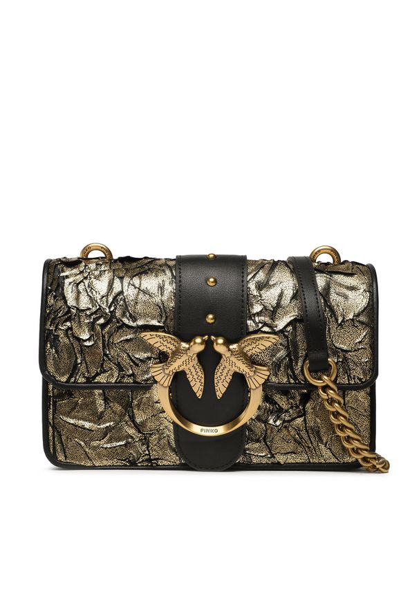 Torebka Pinko Love One Mini Cl. PE 23 PLTT 100059 A0F9 Gold/Antique Gold ZZLQ. Kolor: złoty