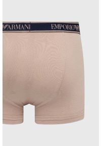 Emporio Armani Underwear bokserki 3-pack męskie kolor beżowy. Kolor: beżowy. Materiał: materiał #3