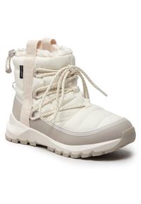 The North Face Śniegowce Thermoball Lace Up Wp NF0A5LWD32F1 Écru. Materiał: materiał #3