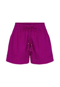 Triumph Szorty piżamowe Summer Wear 10227237 Różowy Regular Fit. Kolor: różowy. Materiał: len #4