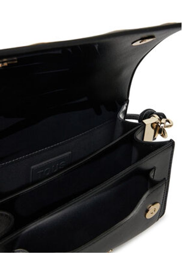 Tous - TOUS Torebka Audree Eyelets 2002202951 Czarny. Kolor: czarny. Materiał: skórzane