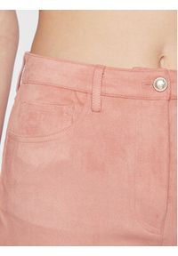 Guess Spodnie materiałowe Kelly W3RA0M WE0L0 Różowy Straight Fit. Kolor: różowy. Materiał: syntetyk #3