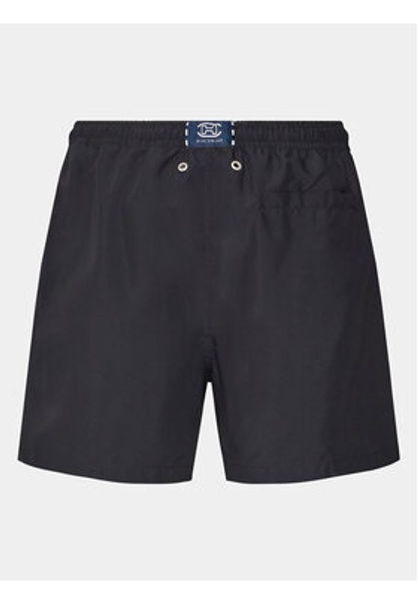 HOM Szorty kąpielowe 402537 Czarny Regular Fit. Kolor: czarny. Materiał: syntetyk