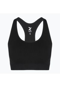 Biustonosz treningowy XTREXO Rexi Up Seamless Bra. Kolor: czarny. Sport: fitness #1