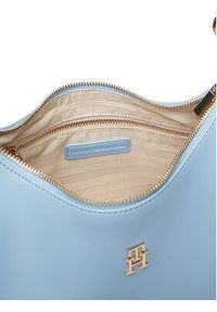 TOMMY HILFIGER - Tommy Hilfiger Torebka Th Essential Shoulder Bag AW0AW18373 Niebieski jasny. Kolor: niebieski. Materiał: skórzane #6