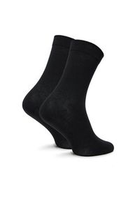 Karl Lagerfeld - KARL LAGERFELD Zestaw 2 par wysokich skarpet damskich 246W6002 Czarny. Kolor: czarny. Materiał: materiał, bawełna #3