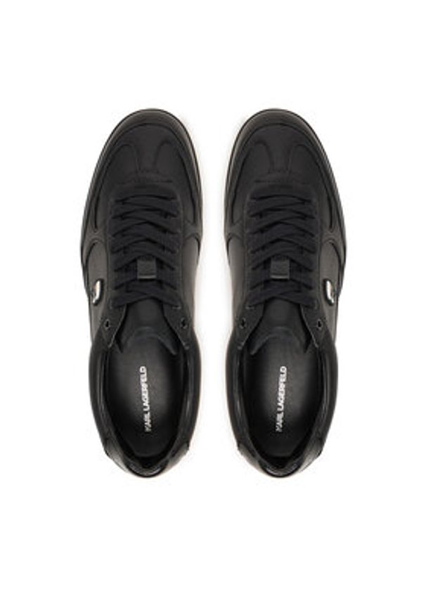 Karl Lagerfeld - KARL LAGERFELD Sneakersy Kandidate KL63830N Czarny. Kolor: czarny. Materiał: skóra