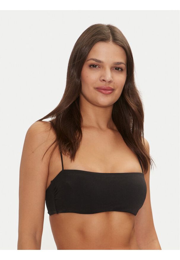 Calvin Klein Swimwear Góra od bikini KW0KW02744 Czarny. Kolor: czarny. Materiał: syntetyk