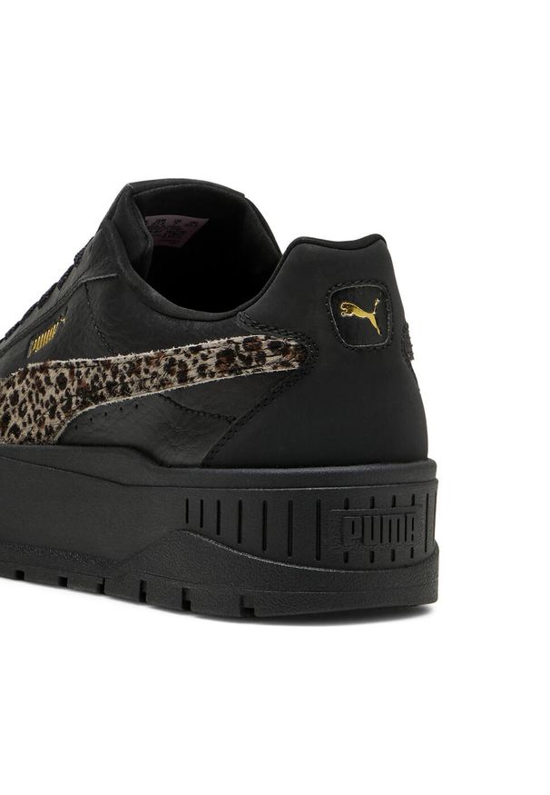 Puma - Damskie sneakersy Karmen II Animal Flair PUMA Black Dusky Gray. Okazja: na co dzień. Kolor: czarny, szary, wielokolorowy