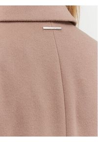 Calvin Klein Płaszcz wełniany Essential K20K206877 Beżowy Regular Fit. Kolor: beżowy. Materiał: wełna #5