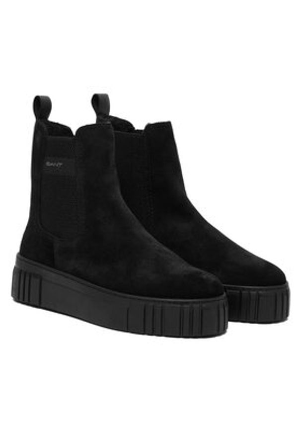 GANT - Gant Sztyblety 31553098 Czarny. Kolor: czarny. Materiał: skóra, zamsz