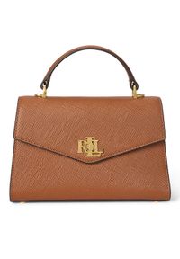 Lauren Ralph Lauren - LAUREN RALPH LAUREN Torebka 431966765007 Brązowy. Kolor: brązowy. Materiał: skórzane
