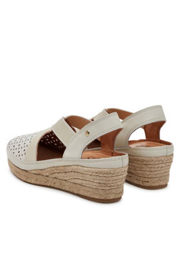 Pikolinos Espadryle W4A-1546 Biały. Kolor: biały. Materiał: skóra