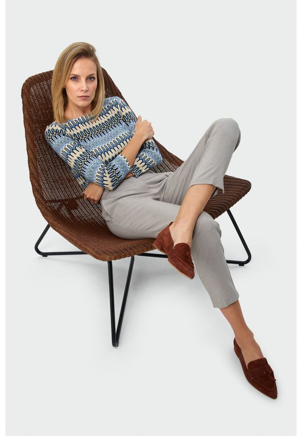 Greenpoint - Eleganckie spodnie. Materiał: poliester, elastan, wiskoza. Styl: elegancki