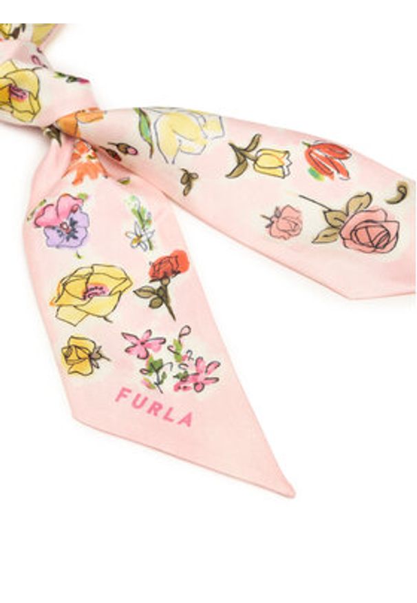 Furla Apaszka WT00022 BX3853 TAZ00 Różowy. Kolor: różowy. Materiał: jedwab