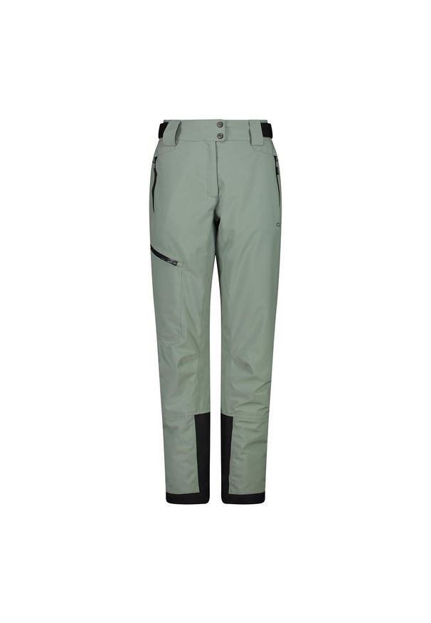 Spodnie damskie narciarskie CMP 34W3946. Kolor: zielony. Sezon: zima. Sport: narciarstwo