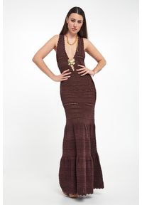 Elisabetta Franchi - Sukienka maxi ELISABETTA FRANCHI. Długość: maxi