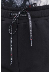 Answear Lab Spodnie ECO damskie kolor czarny gładkie. Kolor: czarny. Materiał: materiał, dzianina, syntetyk, dresówka, włókno. Wzór: gładki #4