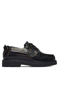 Tommy Jeans Półbuty Archive '01 Boat Shoe Lthr EM0EM01705 Czarny. Kolor: czarny. Materiał: skóra #1