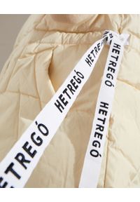 Hetrego - HETREGO - Beżowa kamizelka puchowa Irene. Kolor: beżowy. Materiał: puch. Sezon: zima, jesień. Styl: elegancki #5