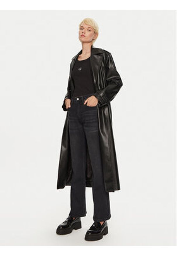 Calvin Klein Jeans Jeansy Authentic J20J224024 Czarny Bootcut Fit. Kolor: czarny