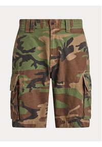 Polo Ralph Lauren Szorty materiałowe 710748127001 Zielony Regular Fit. Kolor: zielony. Materiał: bawełna
