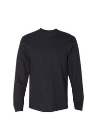 GILDAN - Koszulka Z Długim Rękawem Dla Dorosłych Unisex Hammer. Kolor: czarny. Długość rękawa: długi rękaw. Długość: długie. Sport: turystyka piesza #1