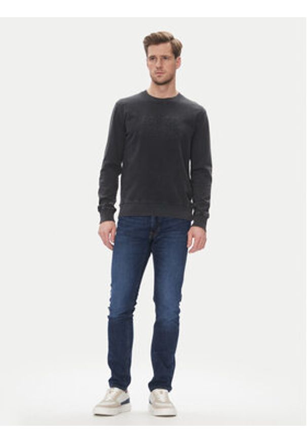 Pepe Jeans Bluza Darius PM582760 Czarny Regular Fit. Kolor: czarny. Materiał: bawełna