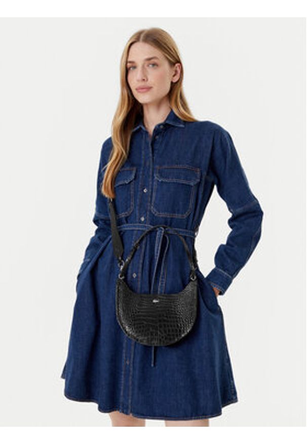 Lacoste Torebka NF4980KL Czarny. Kolor: czarny. Materiał: skórzane