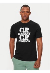 C.P. Company T-Shirt 16CMTS137A005100W Czarny Regular Fit. Kolor: czarny. Materiał: bawełna