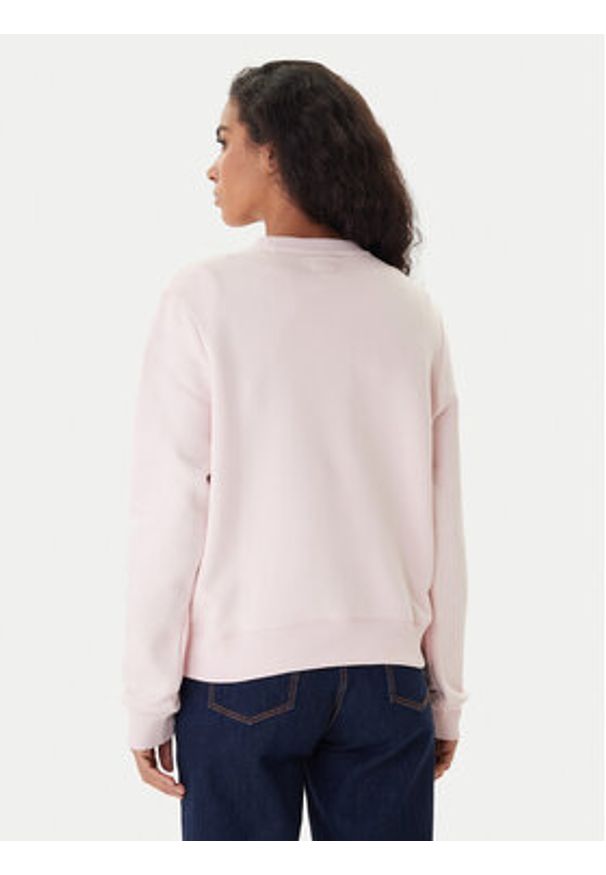 Guess Jeans Bluza W4YQ10 KC811 Różowy Classic Fit. Kolor: różowy. Materiał: bawełna