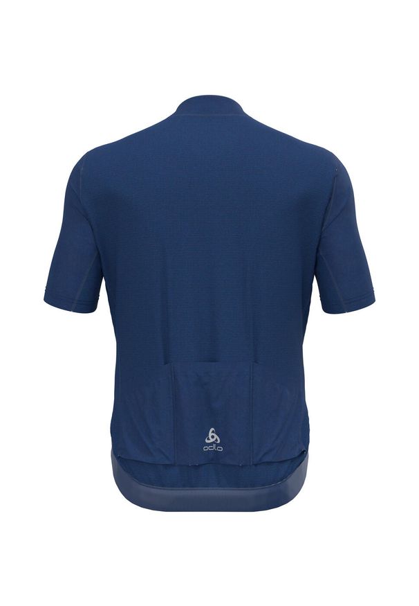 Odlo - Koszulka z krótkim rękawem kolarska męska ODLO Zeroweight Chill-Tec T-shirt S/U. Kolor: niebieski. Długość rękawa: krótki rękaw. Długość: krótkie. Sport: kolarstwo