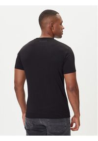 Karl Lagerfeld - KARL LAGERFELD T-Shirt 755066 554242 Czarny Regular Fit. Typ kołnierza: dekolt w karo. Kolor: czarny. Materiał: bawełna #3