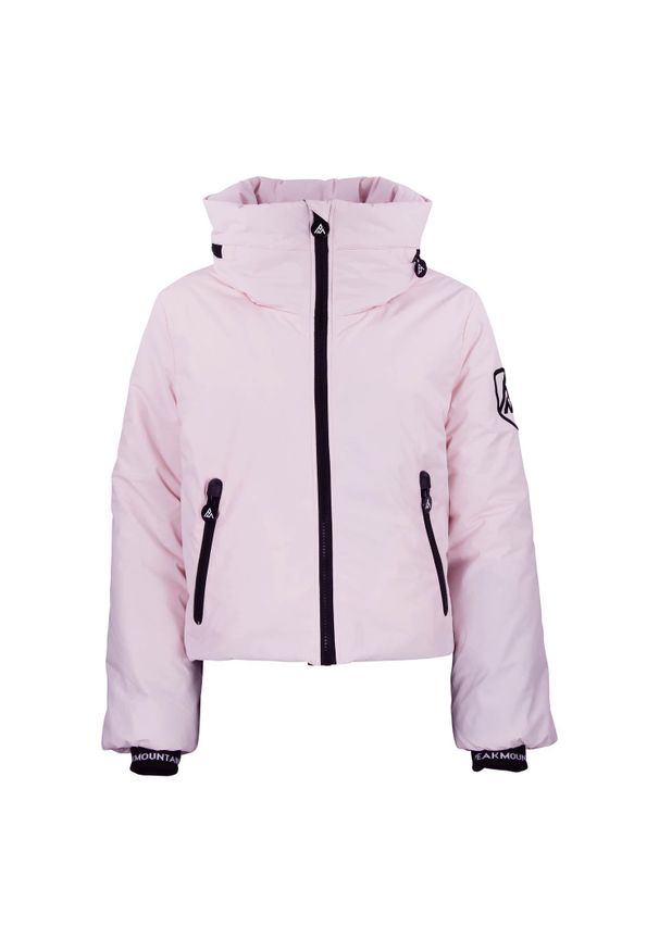 PEAK MOUNTAIN - Kurtka damska Peak Mountain Ally. Kolor: różowy. Sezon: zima. Sport: narciarstwo