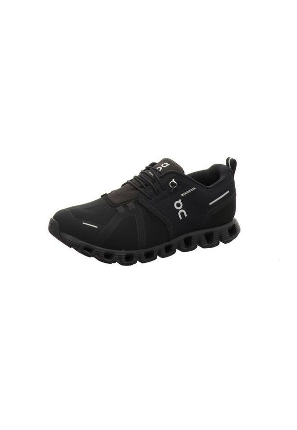 Buty do chodzenia damskie On On On Cloud 5 Waterproof. Zapięcie: sznurówki. Kolor: czarny. Materiał: syntetyk, materiał. Szerokość cholewki: normalna. Sport: turystyka piesza
