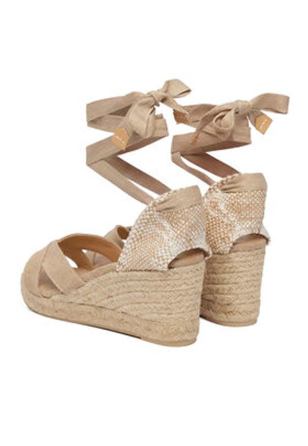Castañer Espadryle Cecilia C/6/292 25632 Beżowy. Kolor: beżowy. Materiał: materiał