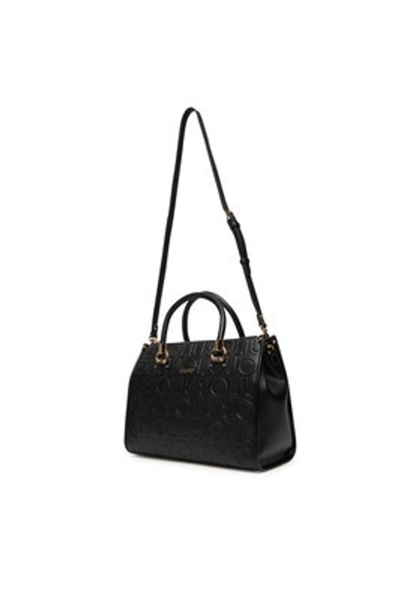 Liu Jo Torebka Ecs M Satchel AF5008 E0538 Czarny. Kolor: czarny. Materiał: skórzane