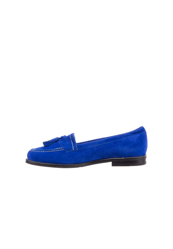 Lordsy Bayla-018 1556-X7 Royal Blue 018516, Niebieski, Skóra naturalna. Okazja: na co dzień. Zapięcie: bez zapięcia. Kolor: niebieski. Materiał: skóra. Styl: klasyczny, casual