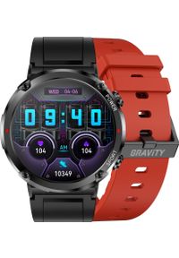 Smartwatch Gravity Zegarek męski SMARTWATCH GRAVITY GT21-6 BK/RD/BK. Rodzaj zegarka: smartwatch