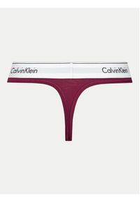 Calvin Klein Underwear Stringi 0000F3786E Fioletowy. Kolor: fioletowy. Materiał: bawełna