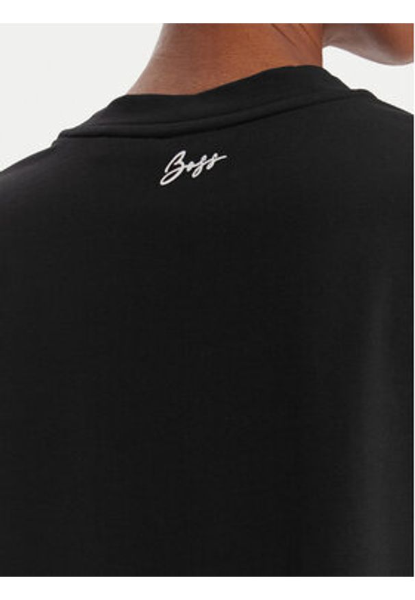 BOSS T-Shirt Eboys 50556978 Czarny Regular Fit. Kolor: czarny. Materiał: bawełna