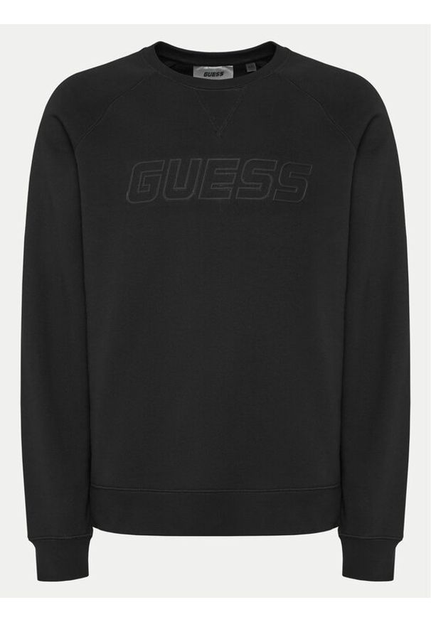 Guess Bluza Z4YQ16 KAIJ1 Czarny Regular Fit. Kolor: czarny. Materiał: bawełna