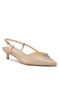 Guess Sandały Jesson FLPJES LEA05 Beżowy. Kolor: beżowy. Materiał: skóra