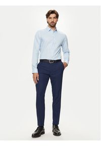 Jack & Jones - Jack&Jones Koszula Joe 12260426 Błękitny Slim Fit. Kolor: niebieski. Materiał: bawełna, syntetyk #2