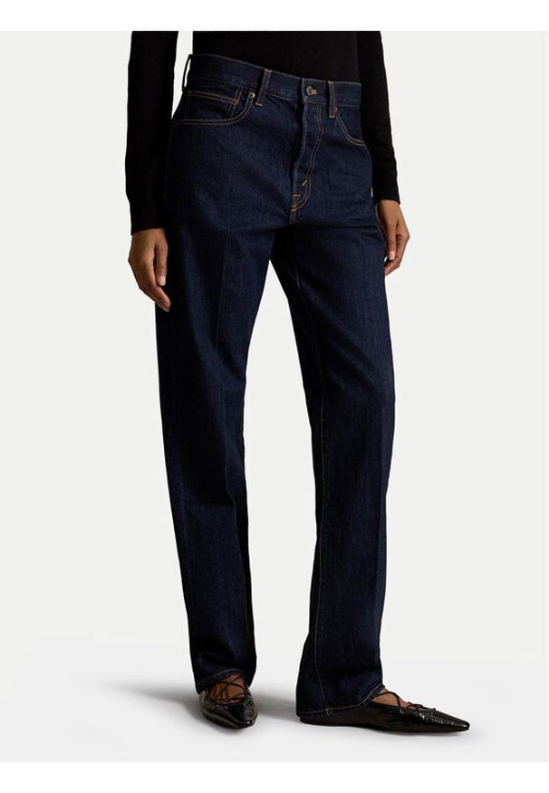 Polo Ralph Lauren Jeansy 211B17117001 Granatowy Regular Fit. Kolor: niebieski